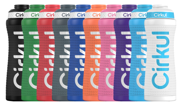 22oz. Grip Stainless Steel Bottle & Sport Lid