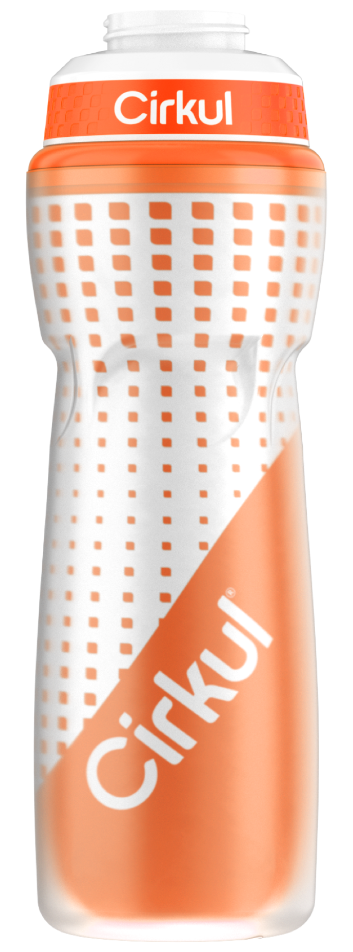 22oz. Insulated Squeeze Plastic Bottle & Sport Lid