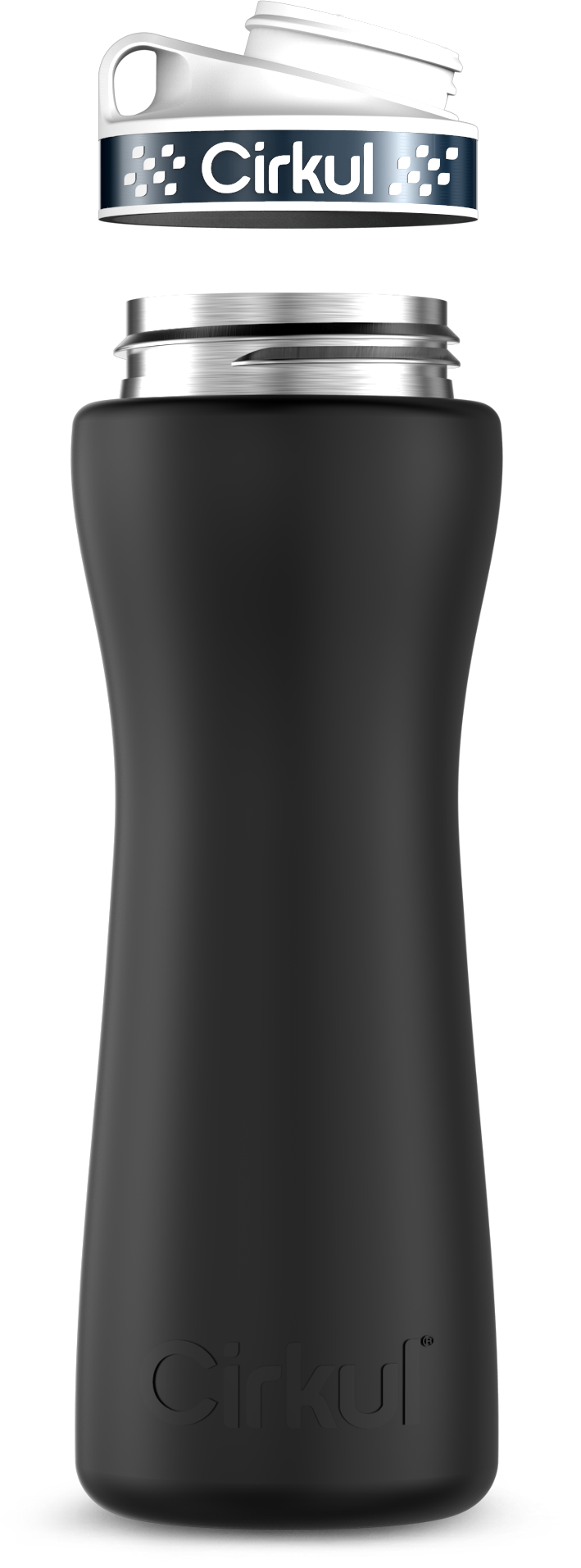 Custom 22oz. Stainless Steel Bottle & Comfort Grip Lid